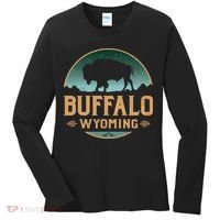 Buffalo Wyoming WY Buffalo Bison Women's Long Sleeve Shirt thumb 0