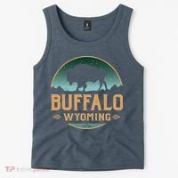 Buffalo Wyoming WY Buffalo Bison Tank Top thumb 2