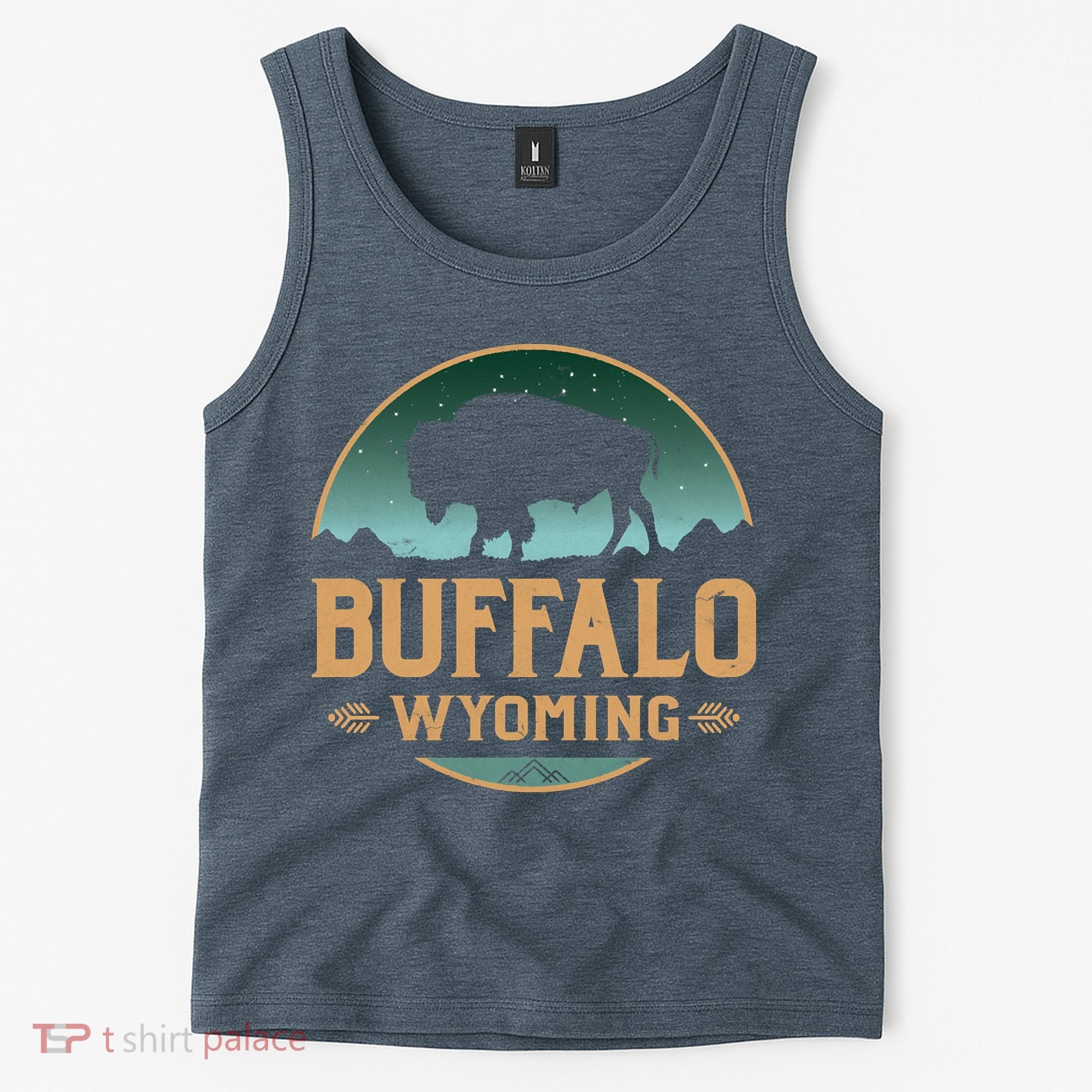 Buffalo Wyoming WY Buffalo Bison Tank Top