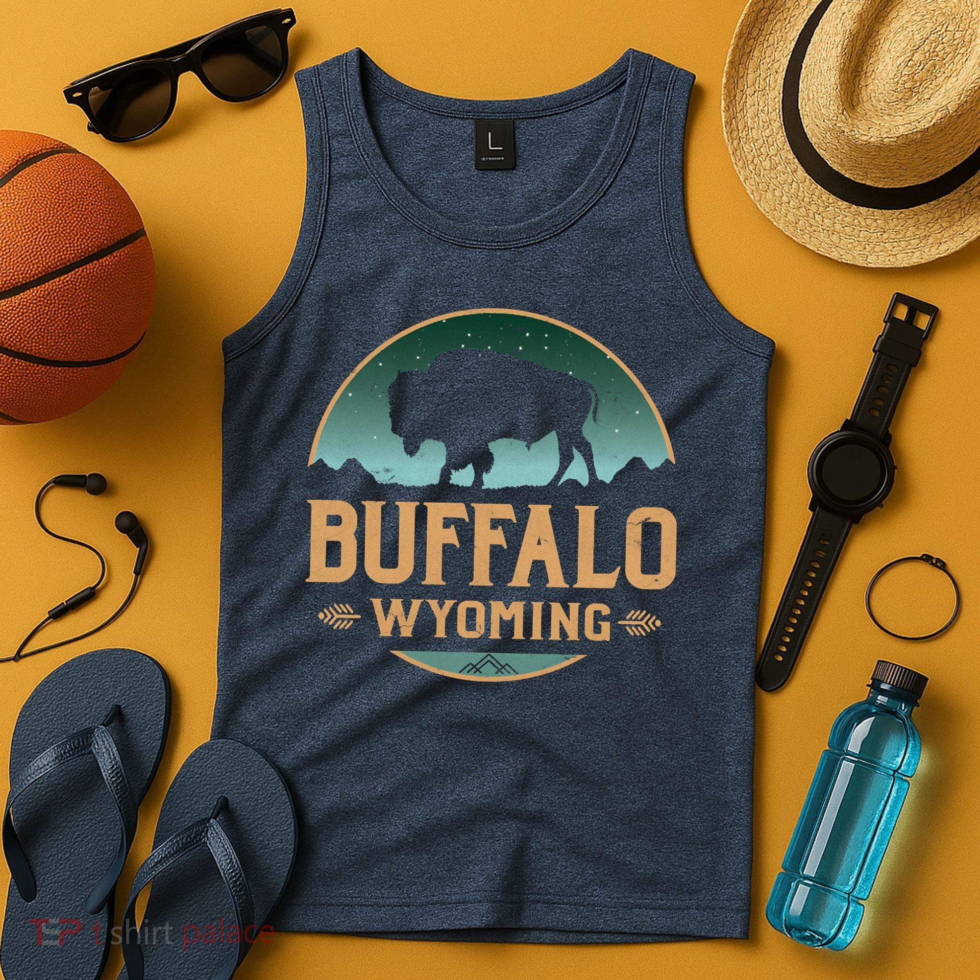 Buffalo Wyoming WY Buffalo Bison Tank Top