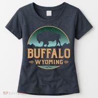 Buffalo Wyoming WY Buffalo Bison Women's T-Shirt thumb 0