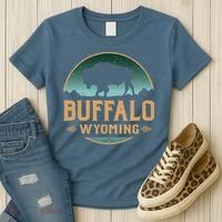 Buffalo Wyoming WY Buffalo Bison Women's T-Shirt thumb 3