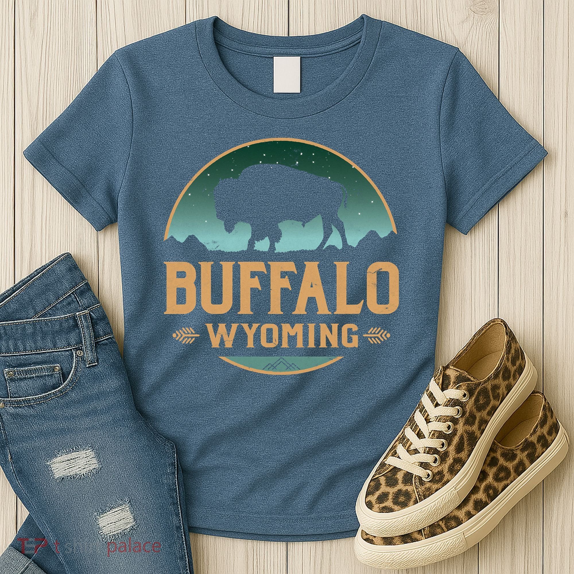 Buffalo Wyoming WY Buffalo Bison Women's T-Shirt