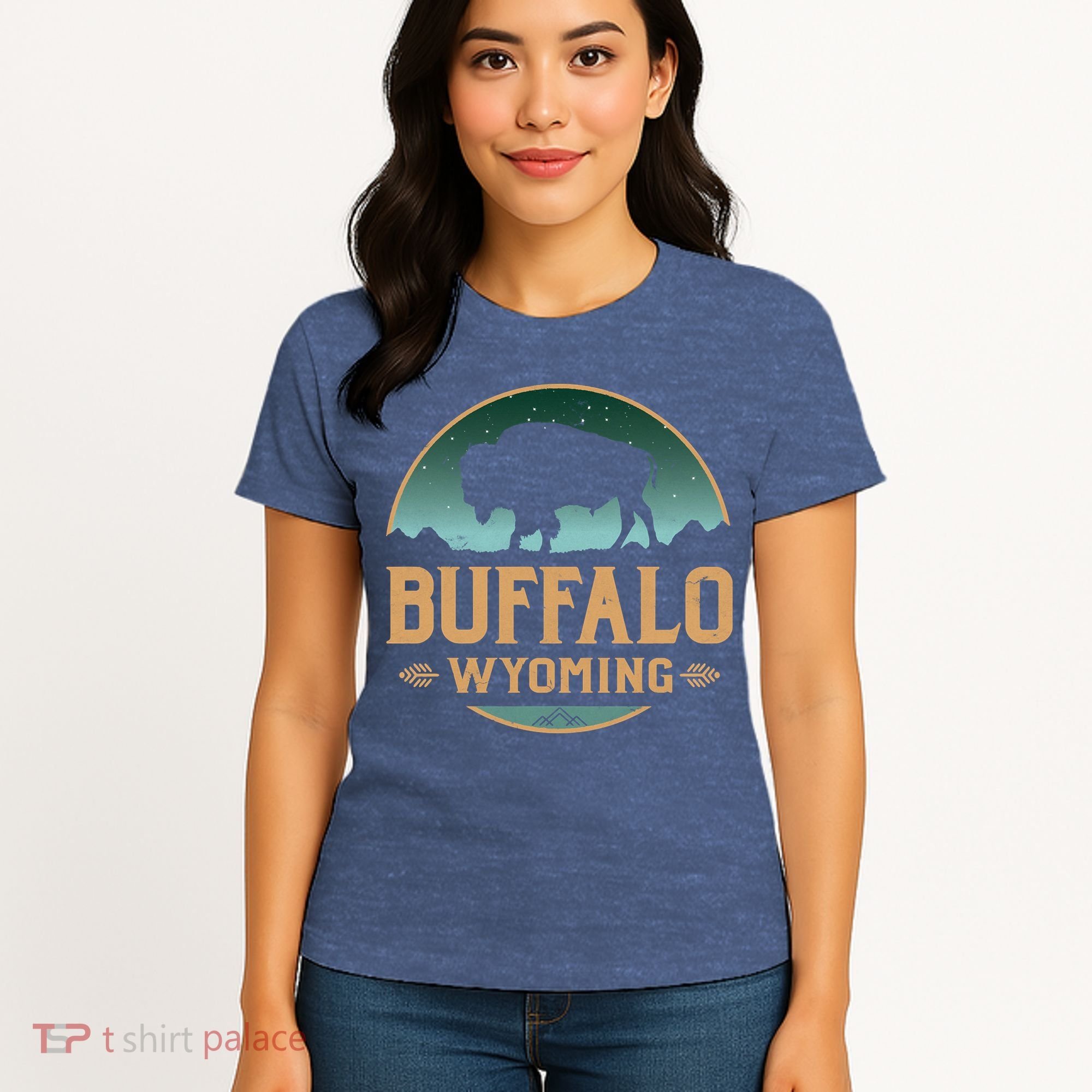 Buffalo Wyoming WY Buffalo Bison Women's T-Shirt