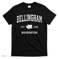 Bellingham Washington Wa Vintage Sports T-Shirt thumb 0