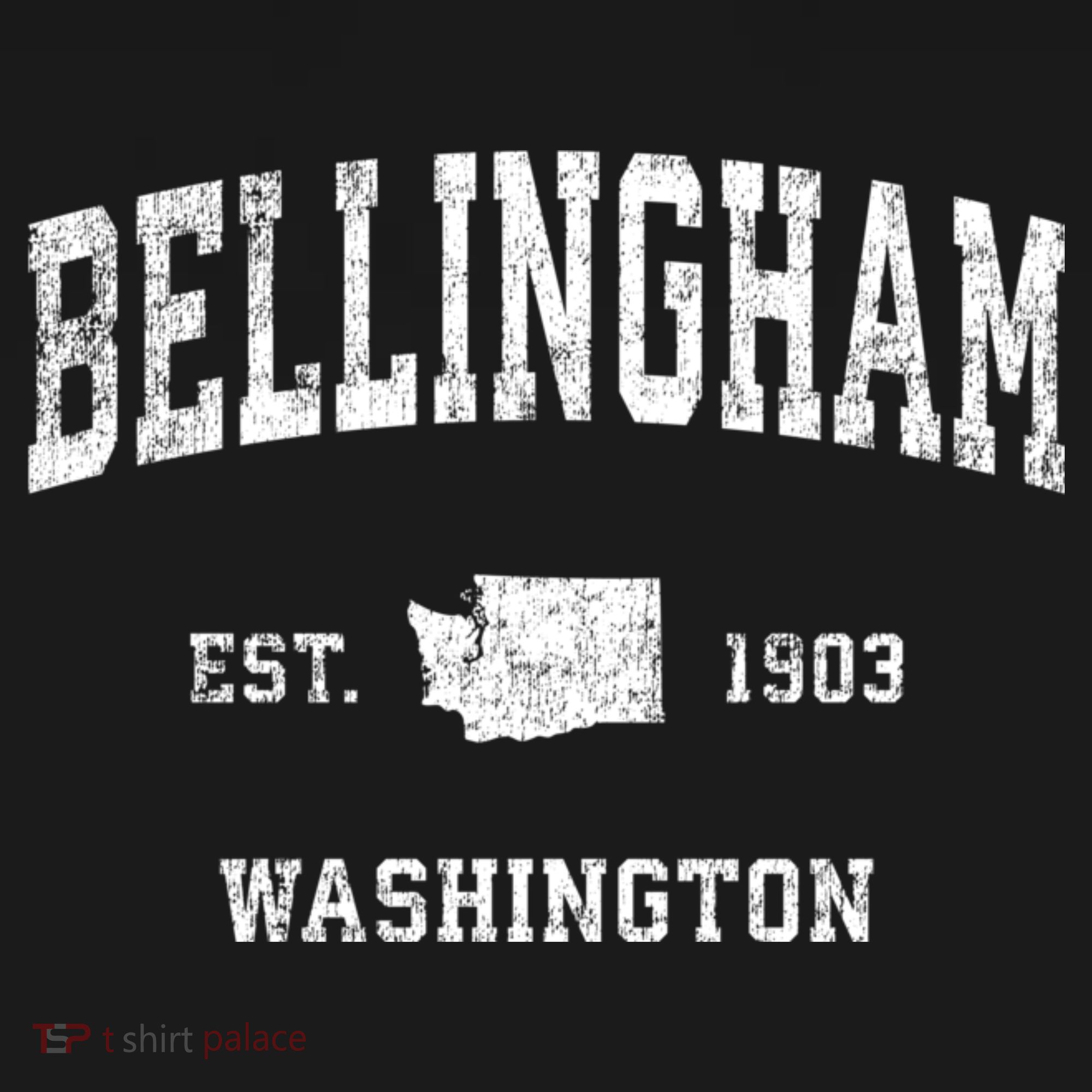 Bellingham Washington Wa Vintage Sports T-Shirt