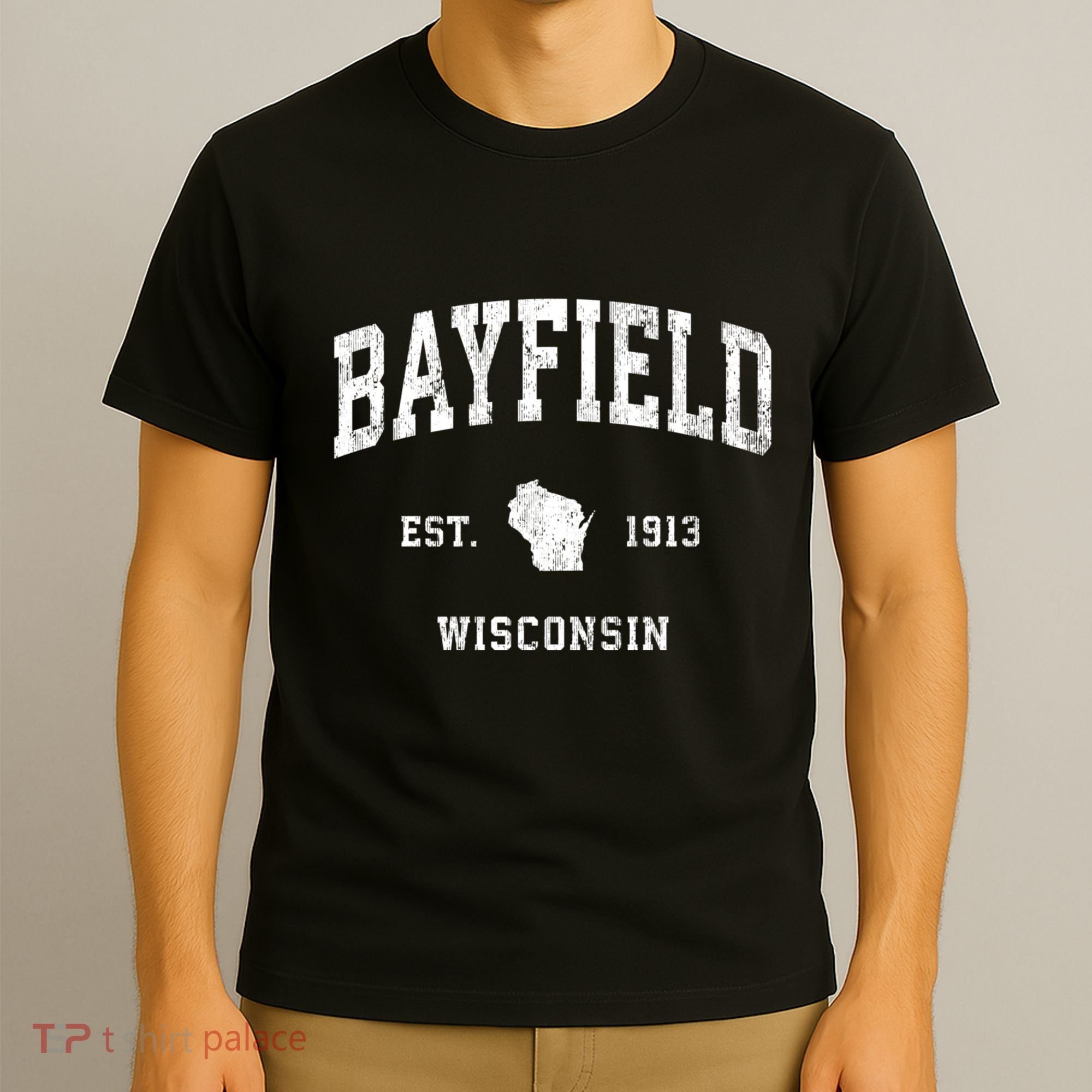 Bayfield Wisconsin Wi Vintage Athletic Sports T-Shirt