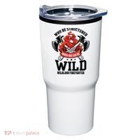Be Wild Wildland Firefighter Axe And Mask Funny Gift Tumbler thumb 0
