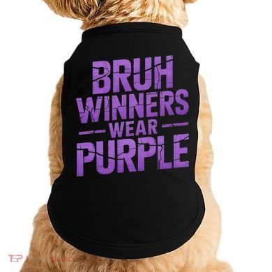 Bruh Winners Wear Purple Doggie Tank