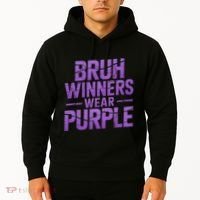 Bruh Winners Wear Purple Hoodie thumb 2