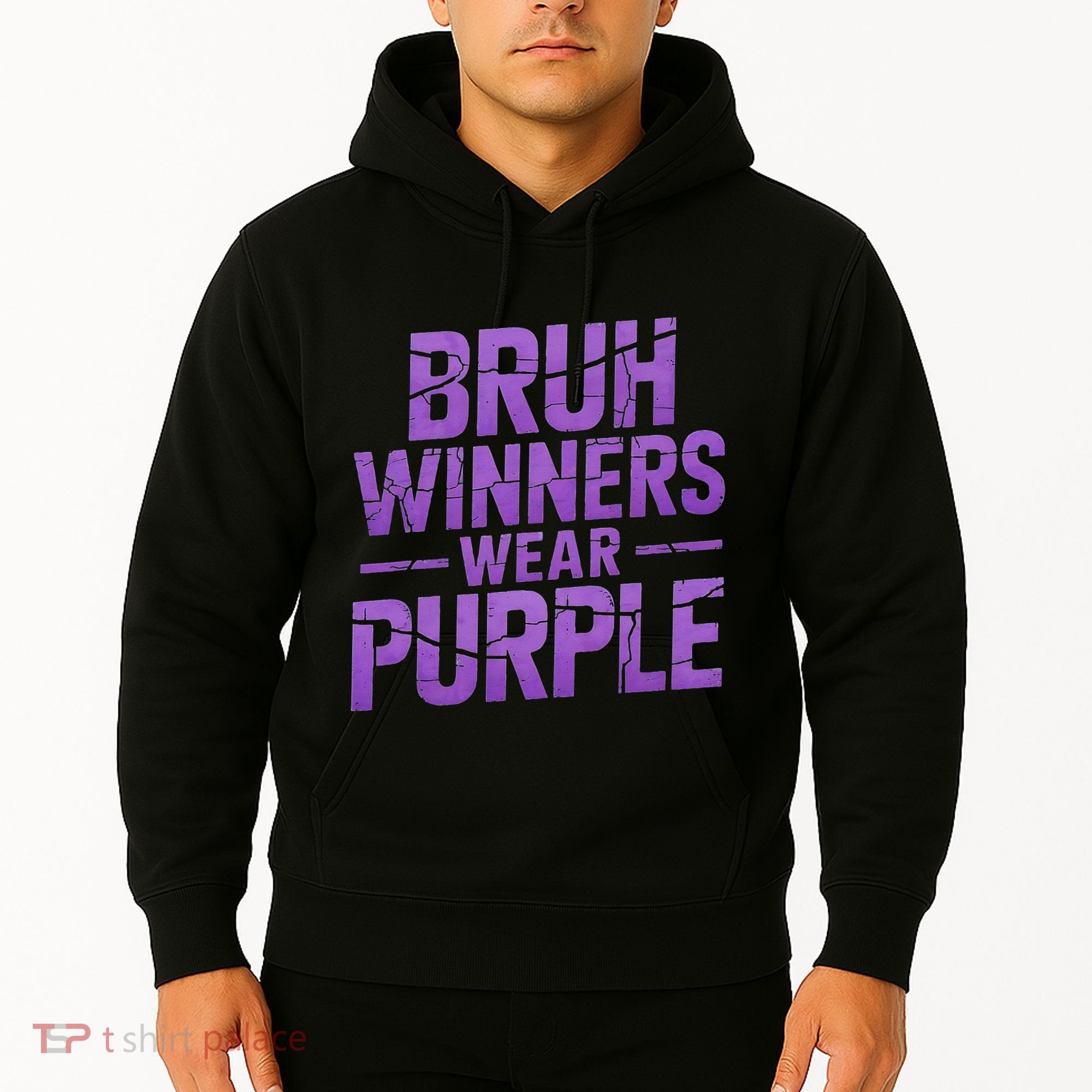 Bruh Winners Wear Purple Hoodie
