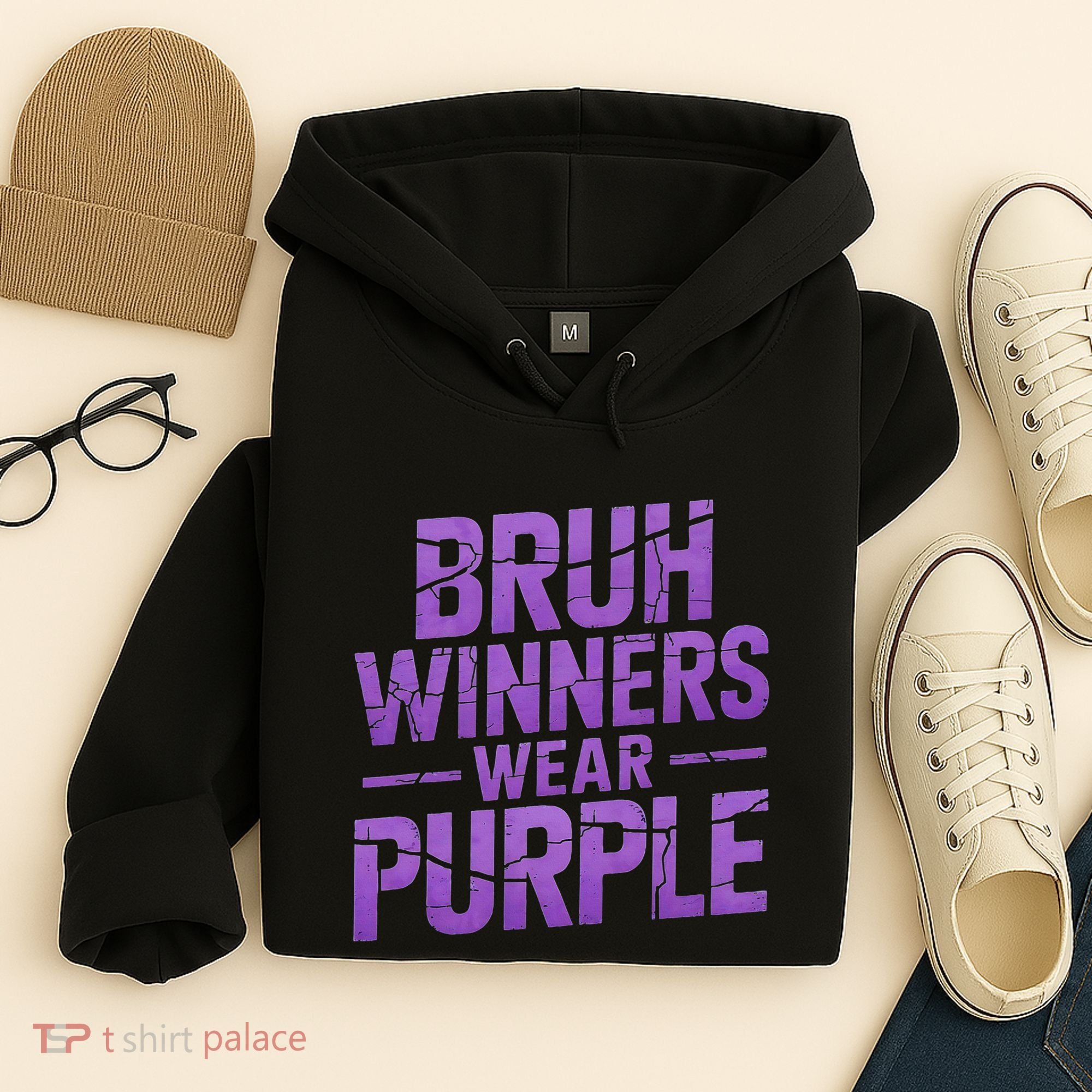 Bruh Winners Wear Purple Hoodie