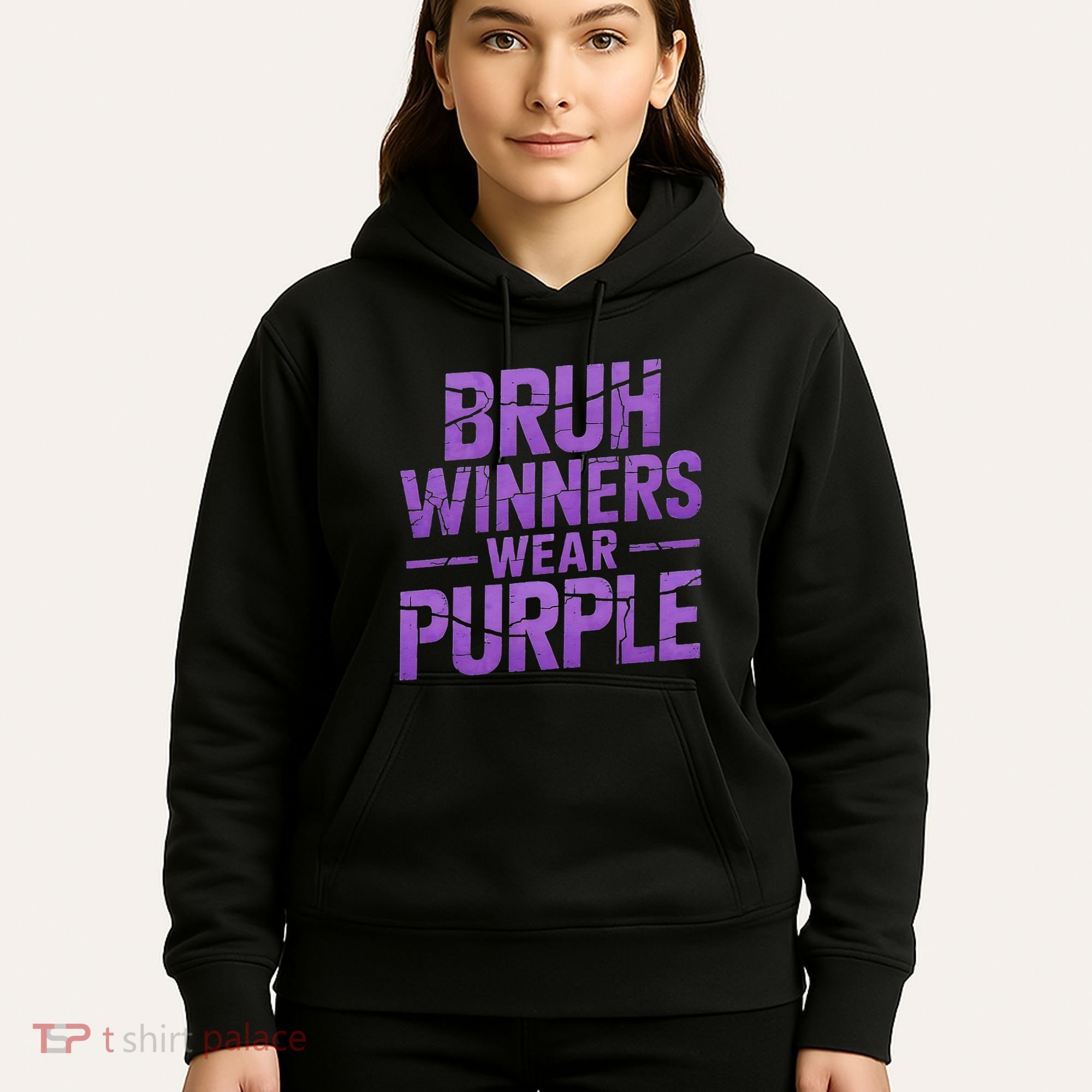 Bruh Winners Wear Purple Hoodie
