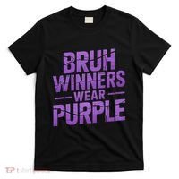 Bruh Winners Wear Purple T-Shirt thumb 0