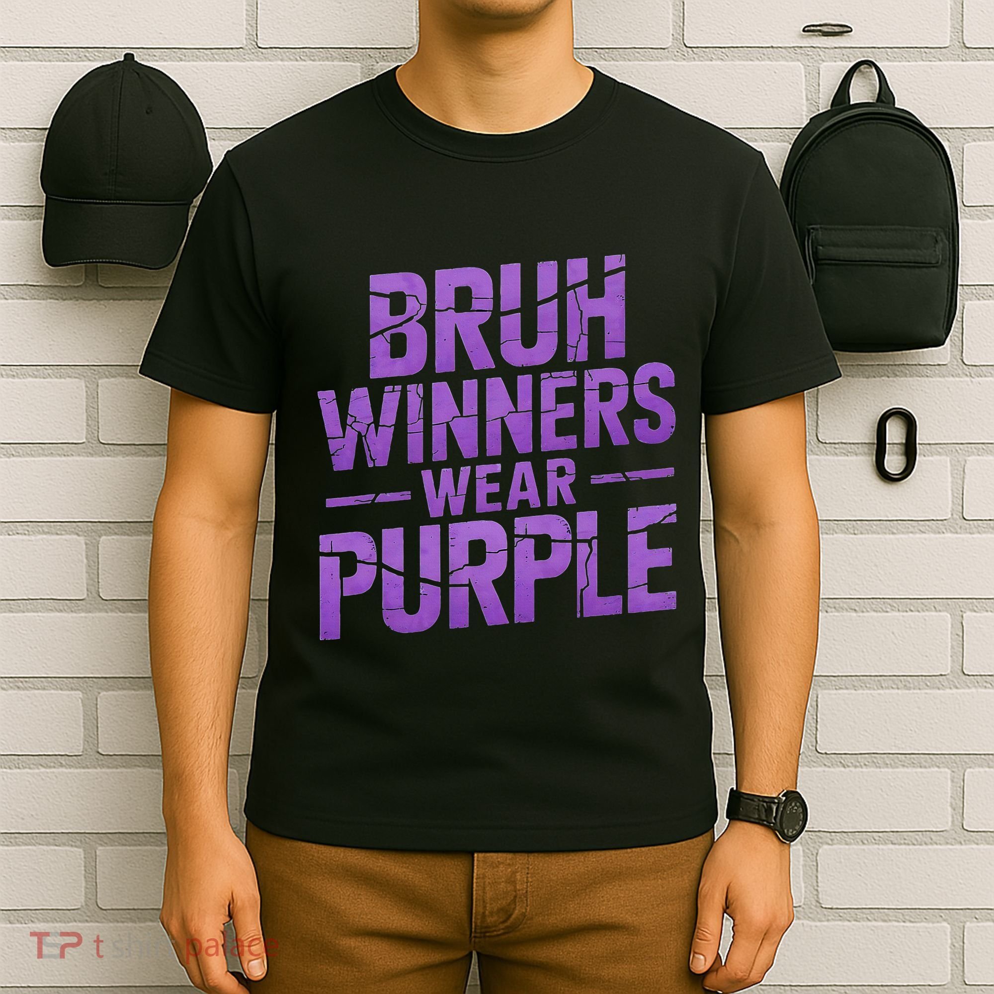 Bruh Winners Wear Purple T-Shirt