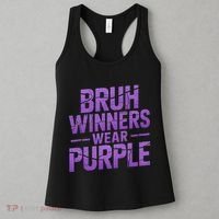 Bruh Winners Wear Purple Women's Tank Top thumb 3