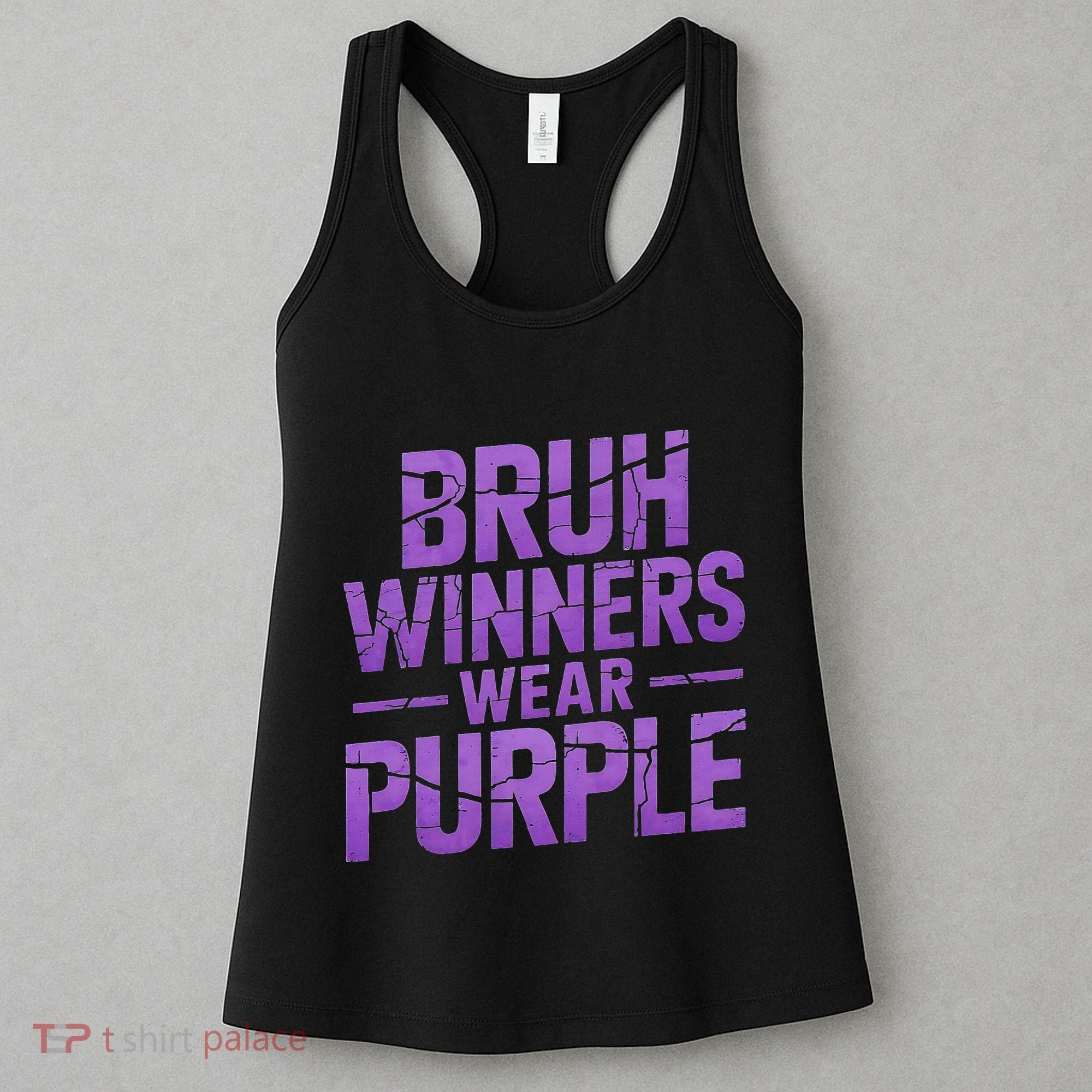Bruh Winners Wear Purple Women's Tank Top