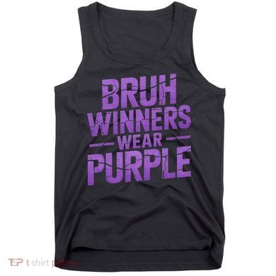 Bruh Winners Wear Purple Tank Top