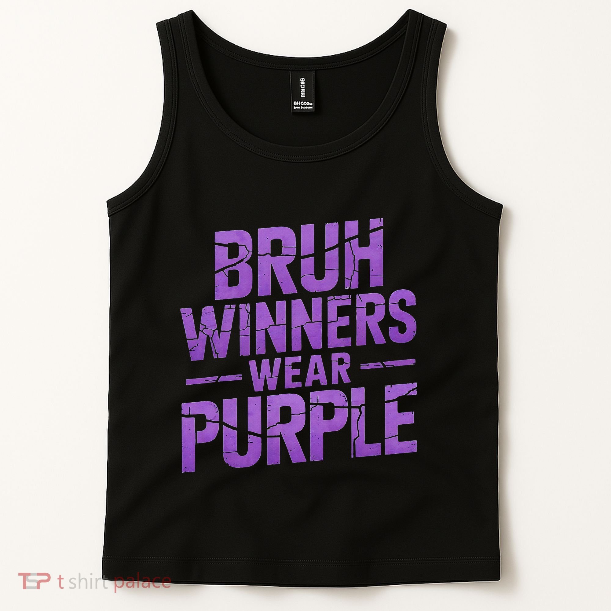 Bruh Winners Wear Purple Tank Top