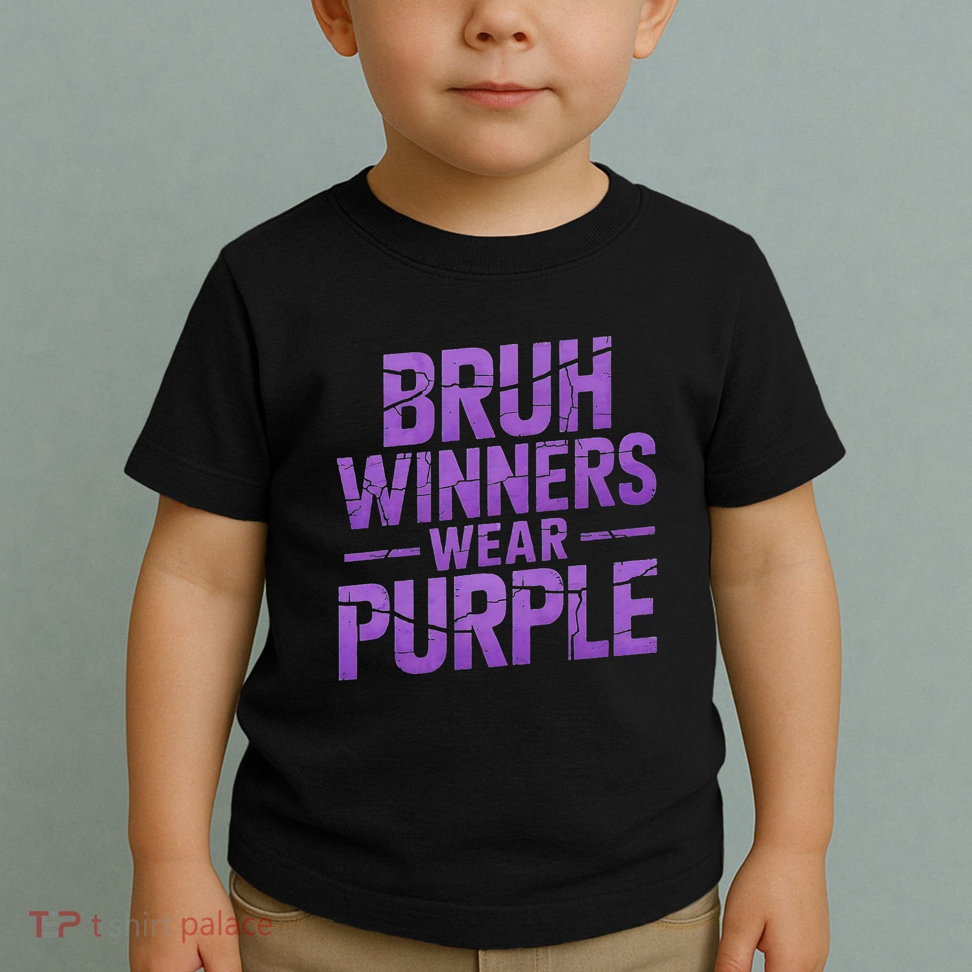 Bruh Winners Wear Purple Toddler T-Shirt