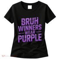 Bruh Winners Wear Purple Women's T-Shirt thumb 0