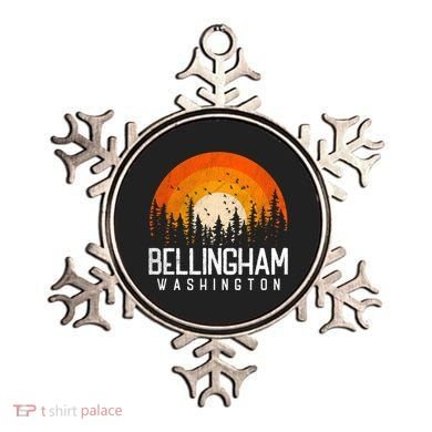 Bellingham Washington Wa Gift Retro 70s 80s Vintage Gift Great Gift Ornament