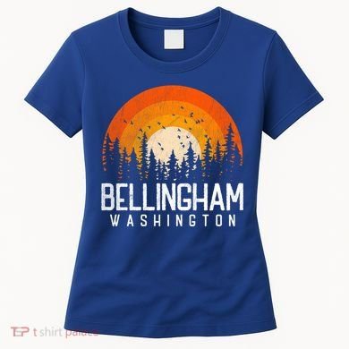 Bellingham Washington Wa Gift Retro 70s 80s Vintage Gift Great Gift Women's T-Shirt