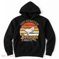 Beluga Whale White Whale Sea Canary Whale Watching Hoodie thumb 0