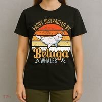 Beluga Whale White Whale Sea Canary Whale Watching T-Shirt thumb 4