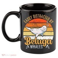 Beluga Whale White Whale Sea Canary Whale Watching 11oz C Handle Ceramic Mug thumb 2