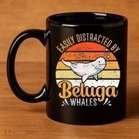 Beluga Whale White Whale Sea Canary Whale Watching 11oz C Handle Ceramic Mug thumb 4