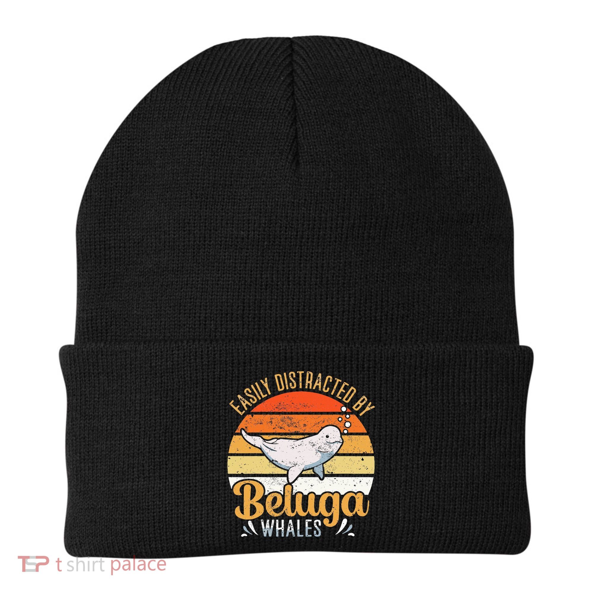 Beluga Whale White Whale Sea Canary Whale Watching Beanie