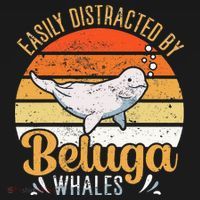 Beluga Whale White Whale Sea Canary Whale Watching Women's Hoodie thumb 2