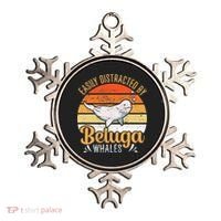 Beluga Whale White Whale Sea Canary Whale Watching Ornament thumb 0