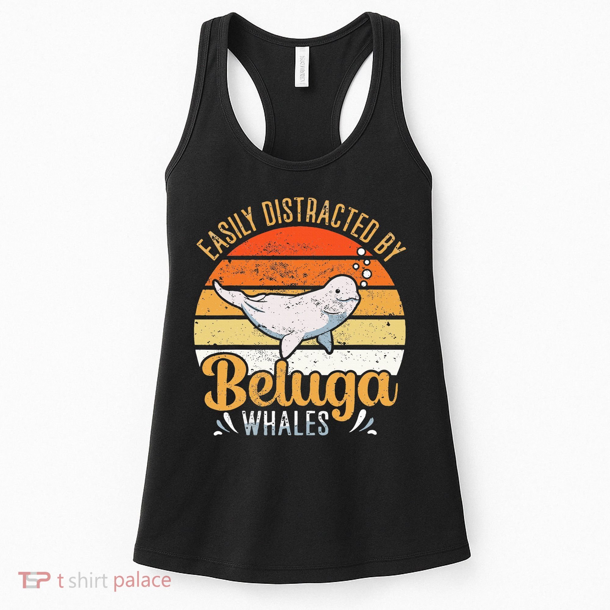 Beluga Whale White Whale Sea Canary Whale Watching Women's Tank Top