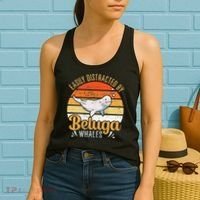 Beluga Whale White Whale Sea Canary Whale Watching Women's Tank Top thumb 2