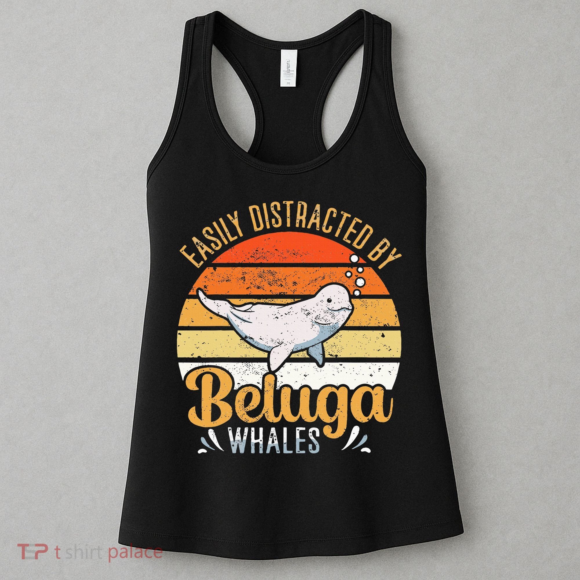 Beluga Whale White Whale Sea Canary Whale Watching Women's Tank Top