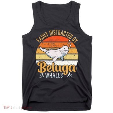 Beluga Whale White Whale Sea Canary Whale Watching Tank Top