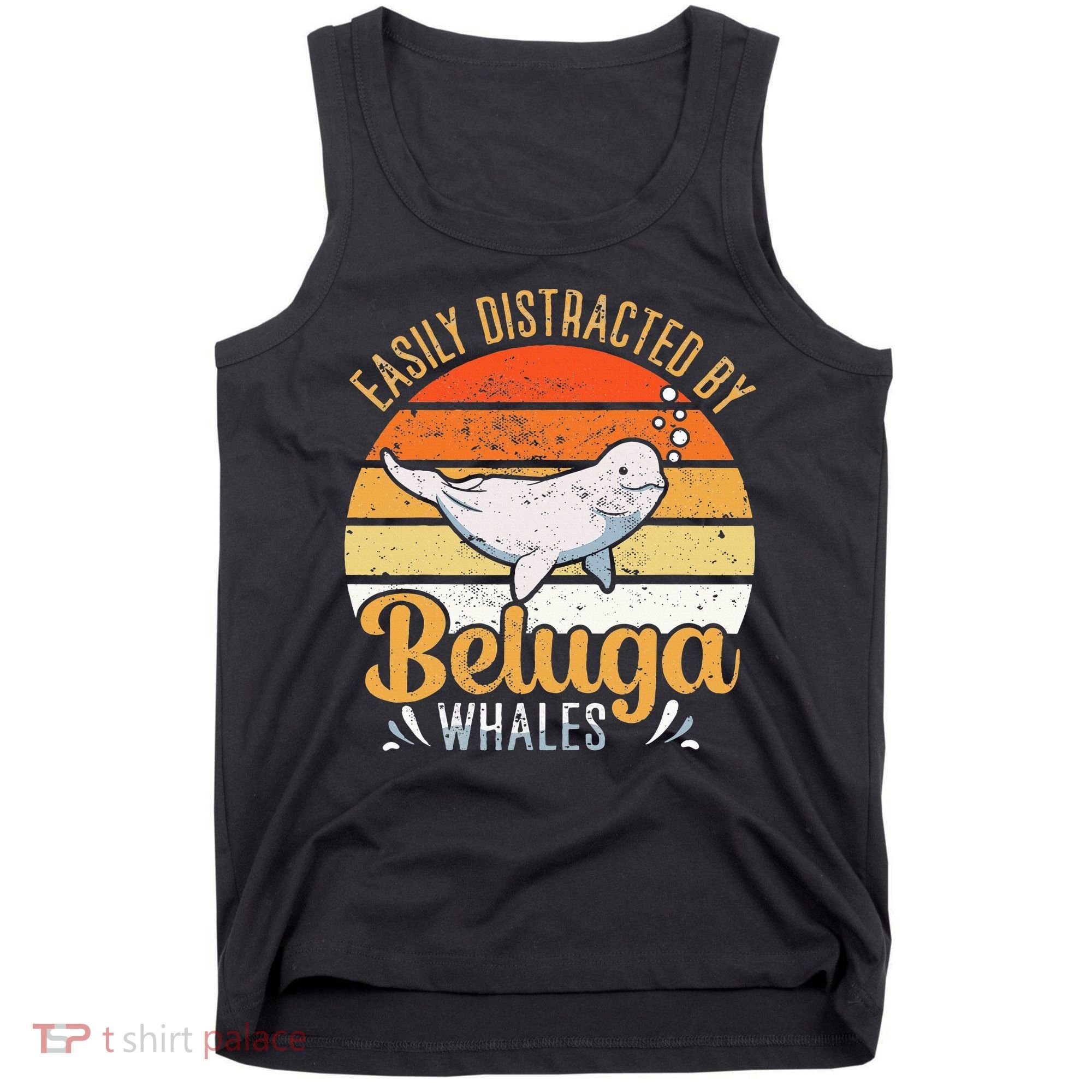 Beluga Whale White Whale Sea Canary Whale Watching Tank Top