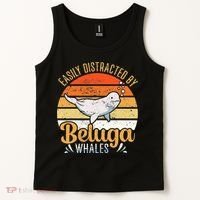 Beluga Whale White Whale Sea Canary Whale Watching Tank Top thumb 2