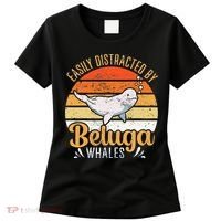 Beluga Whale White Whale Sea Canary Whale Watching Women's T-Shirt thumb 0