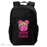 Bloom Where You Are Planted Floral Backpack thumb 0