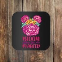 Bloom Where You Are Planted Floral Coaster thumb 0