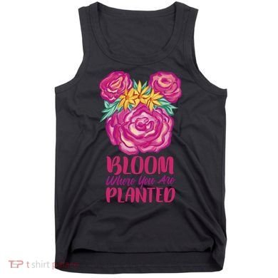 Bloom Where You Are Planted Floral Tank Top