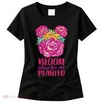 Bloom Where You Are Planted Floral Women's T-Shirt thumb 0
