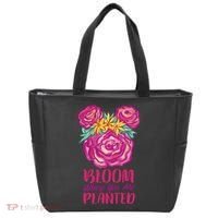 Bloom Where You Are Planted Floral Tote Bag thumb 0