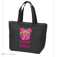 Bloom Where You Are Planted Floral Tote Bag thumb 3
