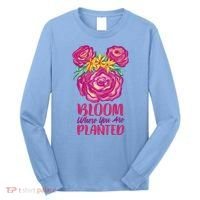 Bloom Where You Are Planted Floral Long Sleeve Shirt thumb 0