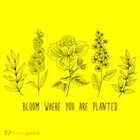 Bloom Where You Are Planted Grow Flower Plants T-Shirt thumb 7