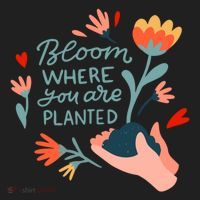 Bloom Where You Are Planted Nature Women's Sweatshirt thumb 2